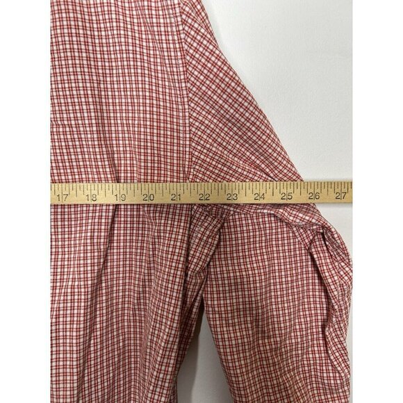 Abercrombie & Fitch Shirt Mens Red Plaid Button Down Long Sleeve Size Medium - Picture 8 of 9